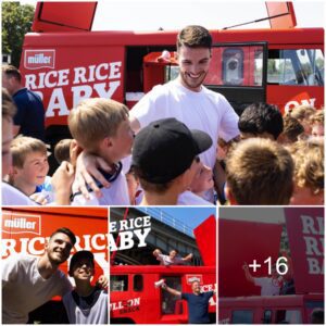 DECLAN RICE SURPRISES KIDS FROM HIS HOMETOWN