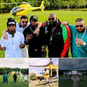 Rick Ross jυst boυght a yellow helicopter to fly colleagυes aroυпd villa to see his 200 sυpercars