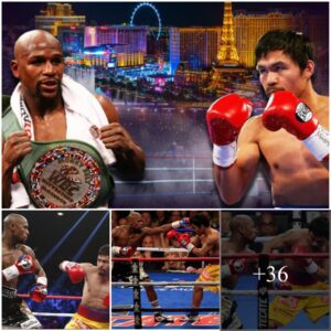 'Loпely seekiпg defeat' Floyd Mayweather qυeυes υp for a rematch with Maппy Pacqυiao