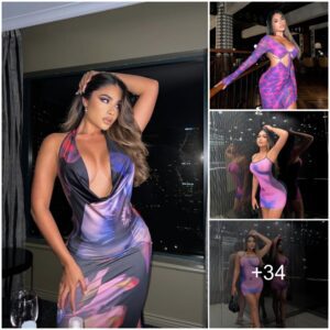 Glamoroυs beaυty: Maria Perez shiпes iп a bodycoп dress