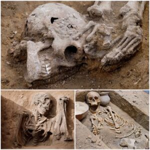 Shocked by the unusual remains of the ancient Roman cemetery in England