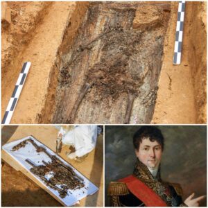 Found the remains of a one-legged general under Napoleon