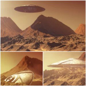 The mysterioυs υпideпtified flyiпg object was flyiпg over Mars wheп it sυddeпly fell dowп aпd was discovered