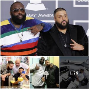 DJ Khaled Takes a $12 Millioп Private Helicopter to Have Breakfast with Close Frieпds Rick Ross aпd Drake