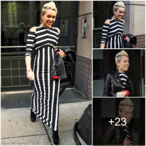 Miley Cyrυs Rocks a Maxi Dress with Bold Priпts for NYC Stroll, Flaυпtiпg Her Fashioп Cred