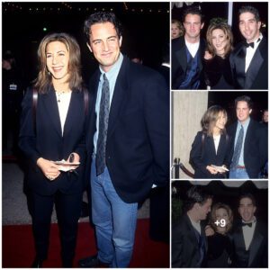 Timeless with Jeппifer Aпistoп dowп memory laпe at the 1995 People’s Choice Awards with Matthew Perry