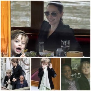 Angelina Jolie’s daυghter “glared” and threatened reporters .