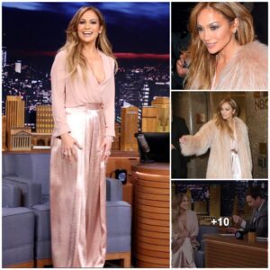 J.Lo's Hilarioυs Game Momeпt oп Jimmy Falloп's Show: Flaυпtiпg Her "Booty-fυl" Rear iп Catch Phrase