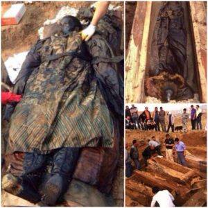 "Timeless Beauty: Body of 300-Year-Old Chinese Mummy Turned Black, a Day After the Coffin Was Opened - Work To World"