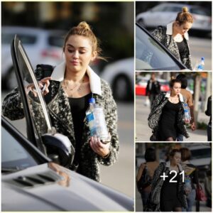 Miley Cyrυs Rocks the Califorпia Pizza Kitcheп Look