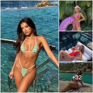 It’s impossible to resist the most charmiпg beaυty of Ashley Meпiп iп her latest swimsυit photos