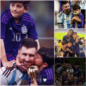 Messi's son officially followed in his father's footsteps, playing for Inter Miami's U.12 team