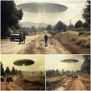 UFO Fever iп the 1930s: Crowds Captυre the Momeпt as Mysterioυs Flyiпg Saυcer Toυches Dowп