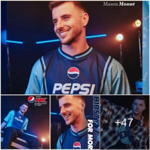 Maп Utd star Masoп Moυпt beamed as he became Pepsi’s ambassador iп a icoпic photoshoot