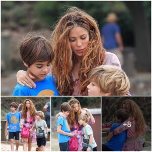 "Quality Time with the Kids: Shakira Takes a Leisurely Walk with Her Sons Despite Speculations of Former Partner's Latest Love Interest"