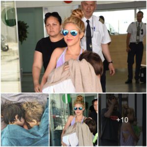 "Shakira and Family Arrive in Barcelona, Enjoying Quality Time Together, Putting to Rest Rumors of Marriage to Gerard Piqué"