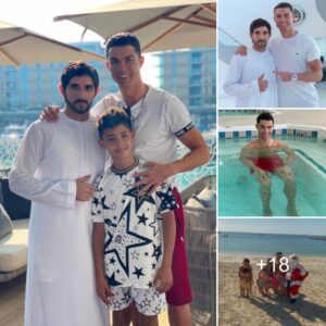 ‘Great to see you my friend’: Cristiano Ronaldo hangs out with Sheikh Hamdan in Dubai