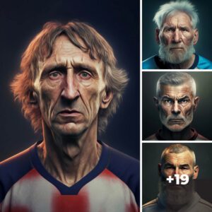 Luka Modric, Messi, Benzema, Ronaldo, Mbappe, Haaland, Neymar in Their Golden Years! Imagining the Legends as Seniors