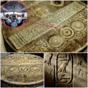 The mysterious Egyptian tablet that is similar to an aircraft control panel