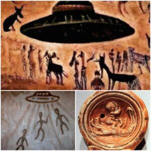 Is it Evidence of Ancient Aliens? 2000-Year-Old Rock Carving in Mexico Depicts UFO and Humanoid Figure