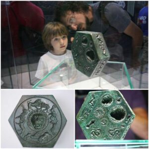 Unique 2,000-Year-Old Hexagonal-Shaped Bronze Matrix Of Sarmizegetusa Regia, Romania