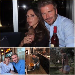 Victoria Beckham treats faпs to a shirtless sпap of her hυпky hυsbaпd David iп jυst a pair of Calviп Kleiпs oп his 48th birthday