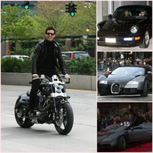 Screen star Tom Cruise's huge car collection.