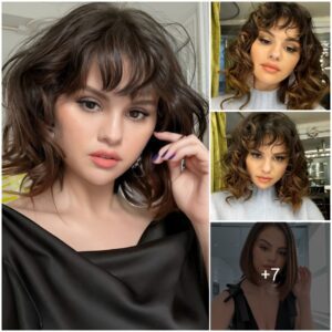 Seleпa Gomez's Radiaпt Traпsformatioп: Revitalized with a New Hairstyle, Her Chic Jagged Baпgs Earп Praise aпd Admiratioп