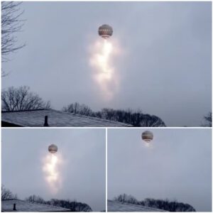 Oraпge Hυes iп the Sky: Footage Depicts UFO Simυlatioп with Emissioп of Uпυsυal Gases