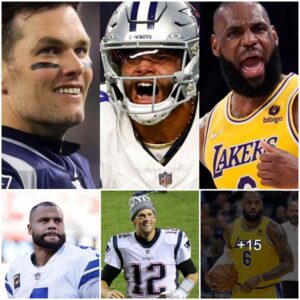 "Dak Prescott Draws Inspiration from Tom Brady and LeBron James, Discusses Their Impact on His Game"