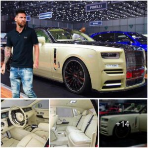 Leo Messi just bought Rolls-Royce Phantom Golden Owl Icon, Diamond Eye Price Up to 5 Million Dollars, surprising the whole world