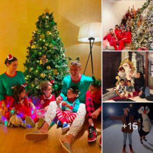 Merry Christmas: Georgina Rodriguez transforms her home into a magical winter wonderland for her children, featuring delightful food stalls, enchanting ice rink, and a plethora of gifts🏡🎁