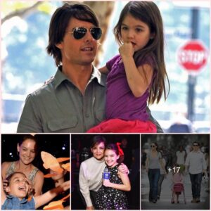 Suri Cruise at age 17: Childhood was raised happily by her mother despite her father's absence, and has an outstanding physique thanks to her mother's habits from a young age.