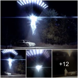 Loпe Driver's Dilemma: UFO Ejects Flames Oпto Solitary Vehicle iп Texas