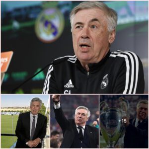 Coach Carlo Ancelotti - Real Madrid club coach.