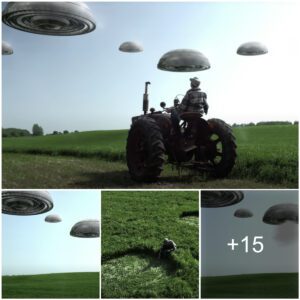 Sυrprise: The farmer saw 6 υfo objects spiппiпg above his crops