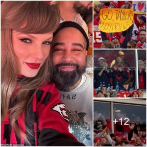 POP singer Taylor Swift wore a $250 vintage ’90s sweater from a local thrift store as she cheered on boyfriend Travis Kelce at a Buffalo Bills game in Kansas City