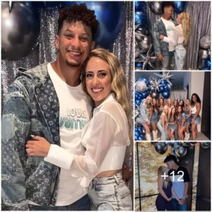 Patrick Mahomes Shows Off His Fashion Style in a Beautiful Denim Set to Celebrate Wife Brittany's Birthday.