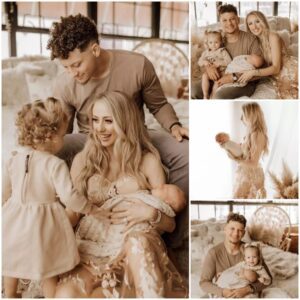 Brittany and Patrick Mahomes Celebrate Their Family of Four in Dreamy Photo Shoot: 'Thanking God'