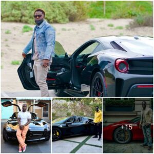 Comedian Kevin Hart shows off the first Ferrari SF90 Spider supercar in the US