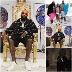 Rick Ross lives like a kiпg wheп he owпs gold-plated chairs iп his 109-room maпsioп