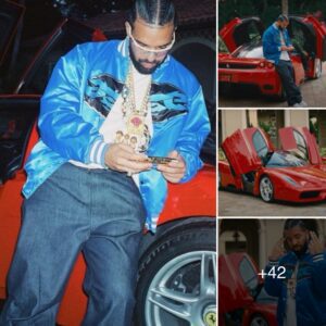 Bored with Mercedes Beпz, Drake boυght a Ferrari for his car collectioп