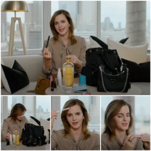 Even though she is a millionaire, Emma Watson still loves using affordable cosmetics: Lip balm costs 14 dollars, sunscreen costs less than 500,000 VND