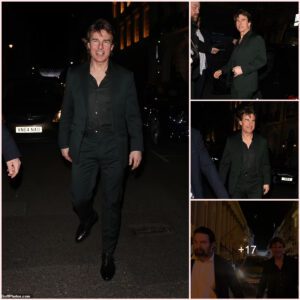 'Did he buy the street?' Tom Cruise finds it is a mission impossible to calm irate cab drivers as he holds up traffic to pose for selfies with fans after dining with Beyonce and Jay Z in Mayfair