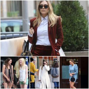 The most recent appearance of Elizabeth Olsen diverges significantly from the signature style associated with her sisters.