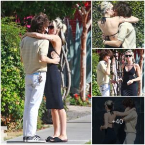 "Sticking" Miley Cyrus publicly kissed her boyfriend 6 years younger than her for the first time, all eyes focused on her smooth body.