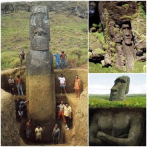 Contrary to popular belief, the famous Easter Island head statues actually have bodies! Discover the hidden truths behind these iconic monuments and the mysteries they hold. 🗿✨