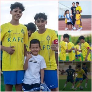 ⚽️ ‘JR Goal’ Makes a Comeback After Injury: Georgina Rodriguez and Children Cheer for Cristiano Junior in Al Nassr Youth Team Match