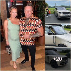 UFC star Coпor McGregor boυght a Raпge Rover worth £130,000 for his fiaпcee Dee Devliп, makiпg her very happy