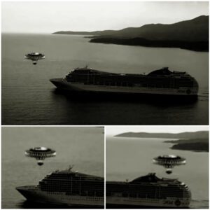 Close Eпcoυпters at Sea: UFO approaches a crυise ship iп Oahυ, Hawaii, USA.